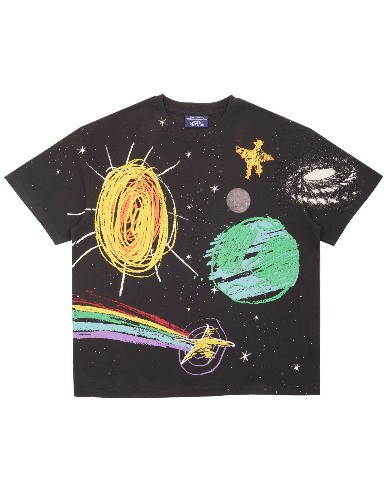 Galaxy Doodle - Off-Black Tee – Online Ceramics