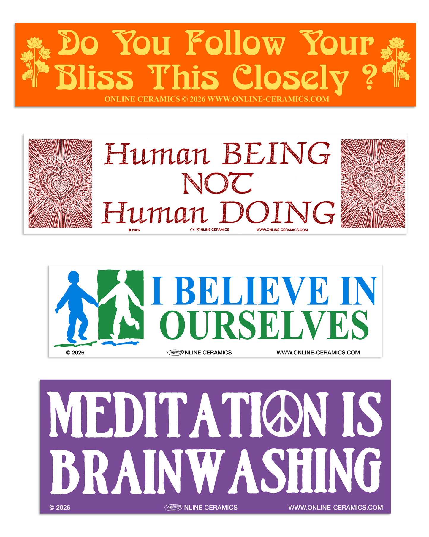 SUMMER 2026 BUMPER STICKERS