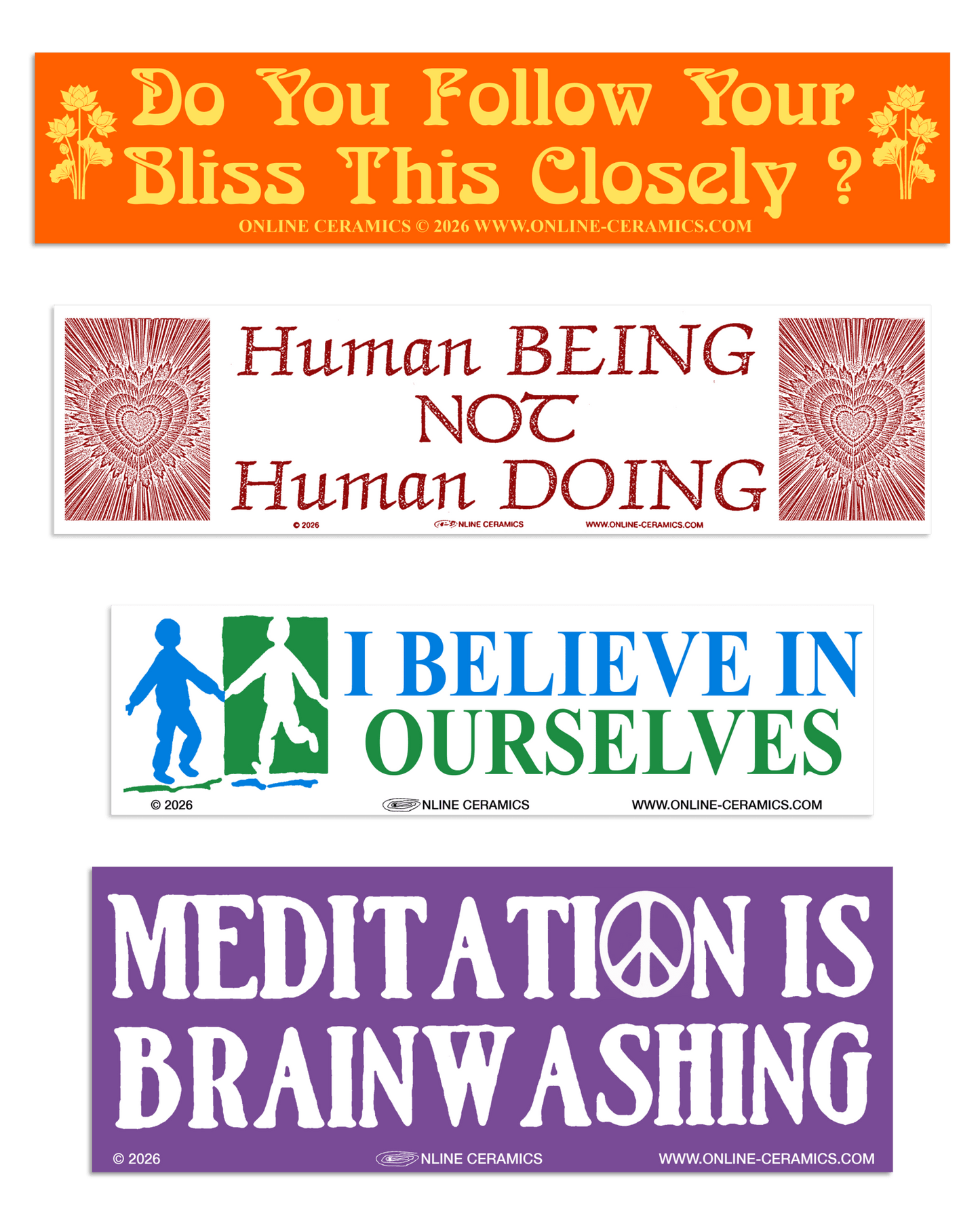 SUMMER 2026 BUMPER STICKERS