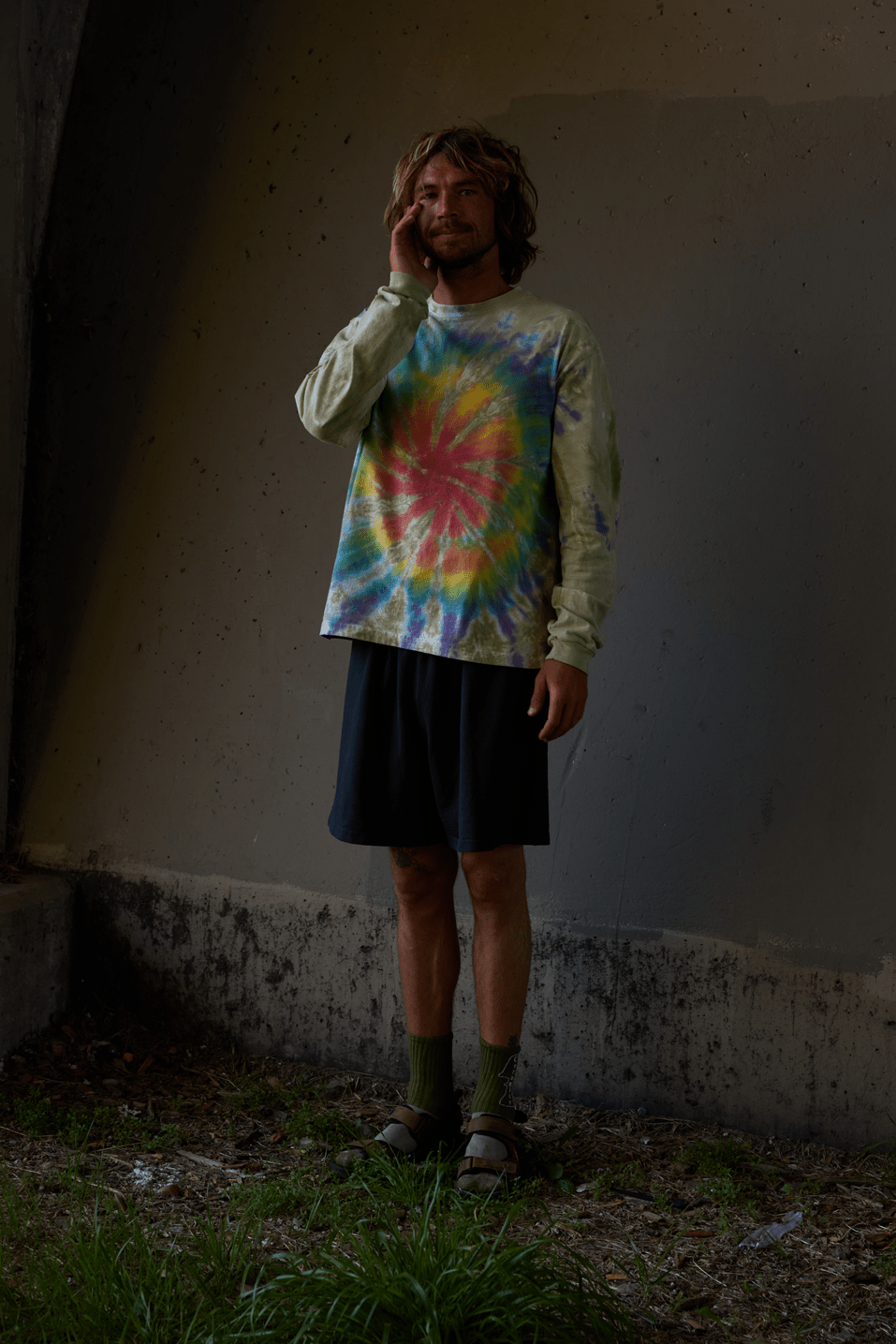 Online Ceramics Plains - Forest Rainbow Long Sleeve Tee