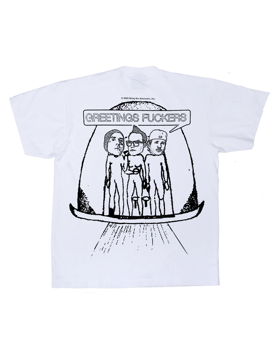 blink-182 "Aliens Exist" - White Tee