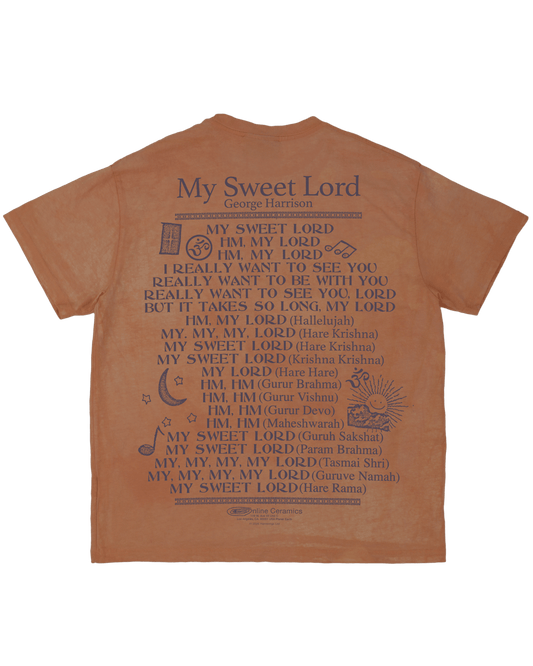 All Things Must Pass - Hand Dyed Vintage Rust Tee