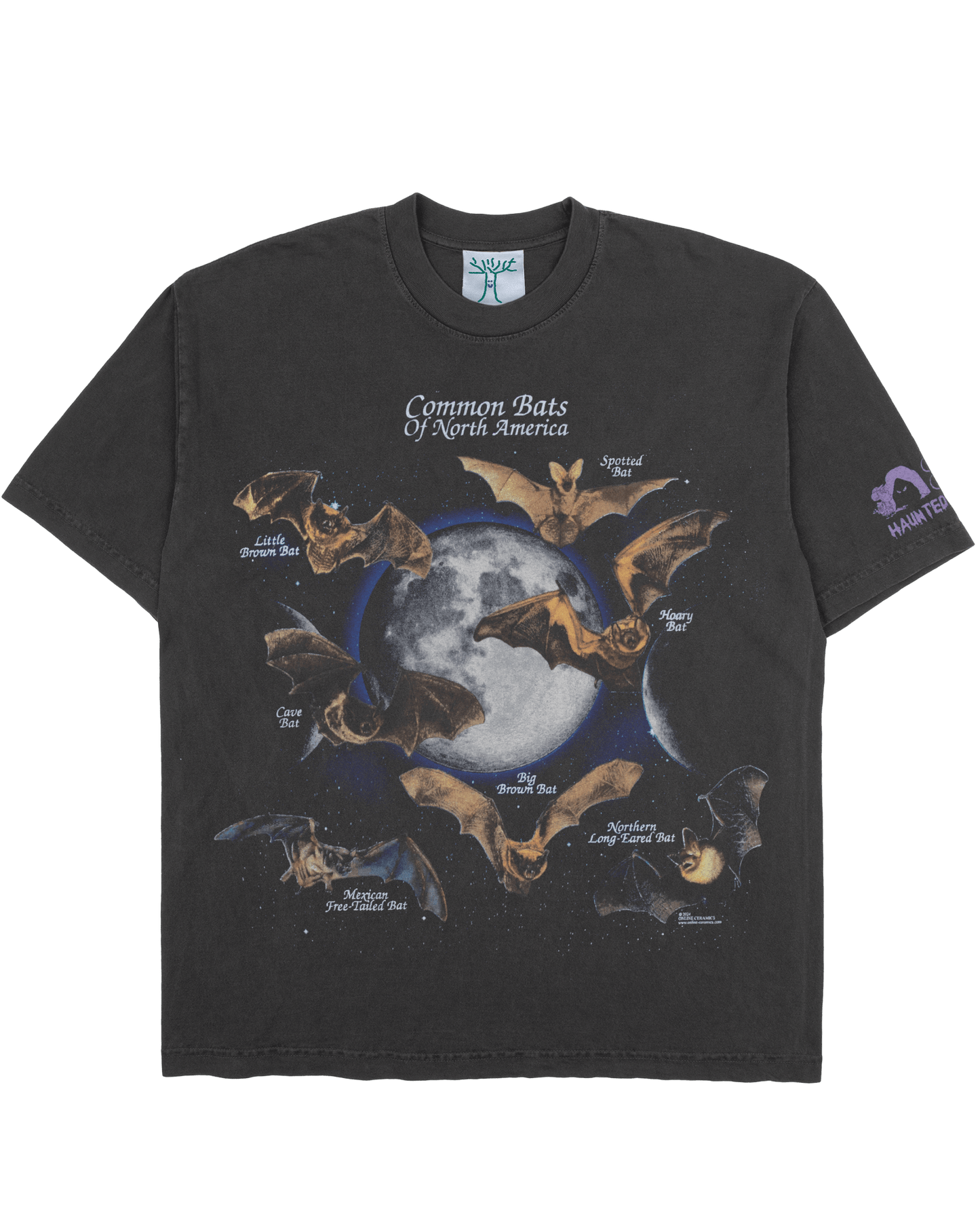 Common Bats - Off-Black Tee