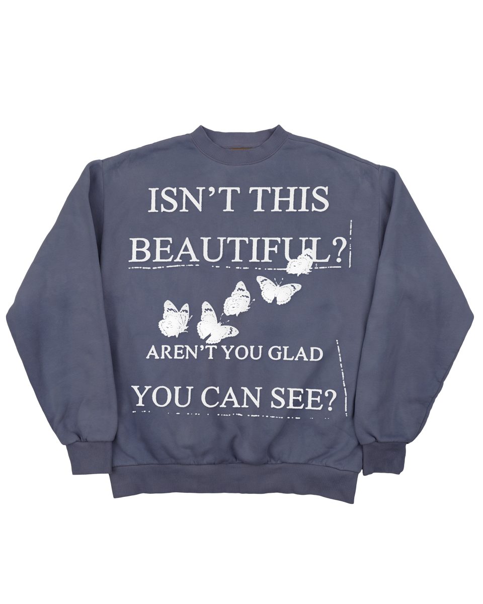 Aren't You Glad You Can See? - Hand Dip Dyed Fleece