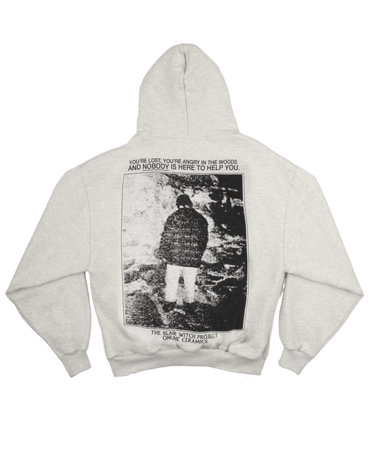 The Blair Witch "Nobody Is Here to Help You" - Off-White Heather Hoodie