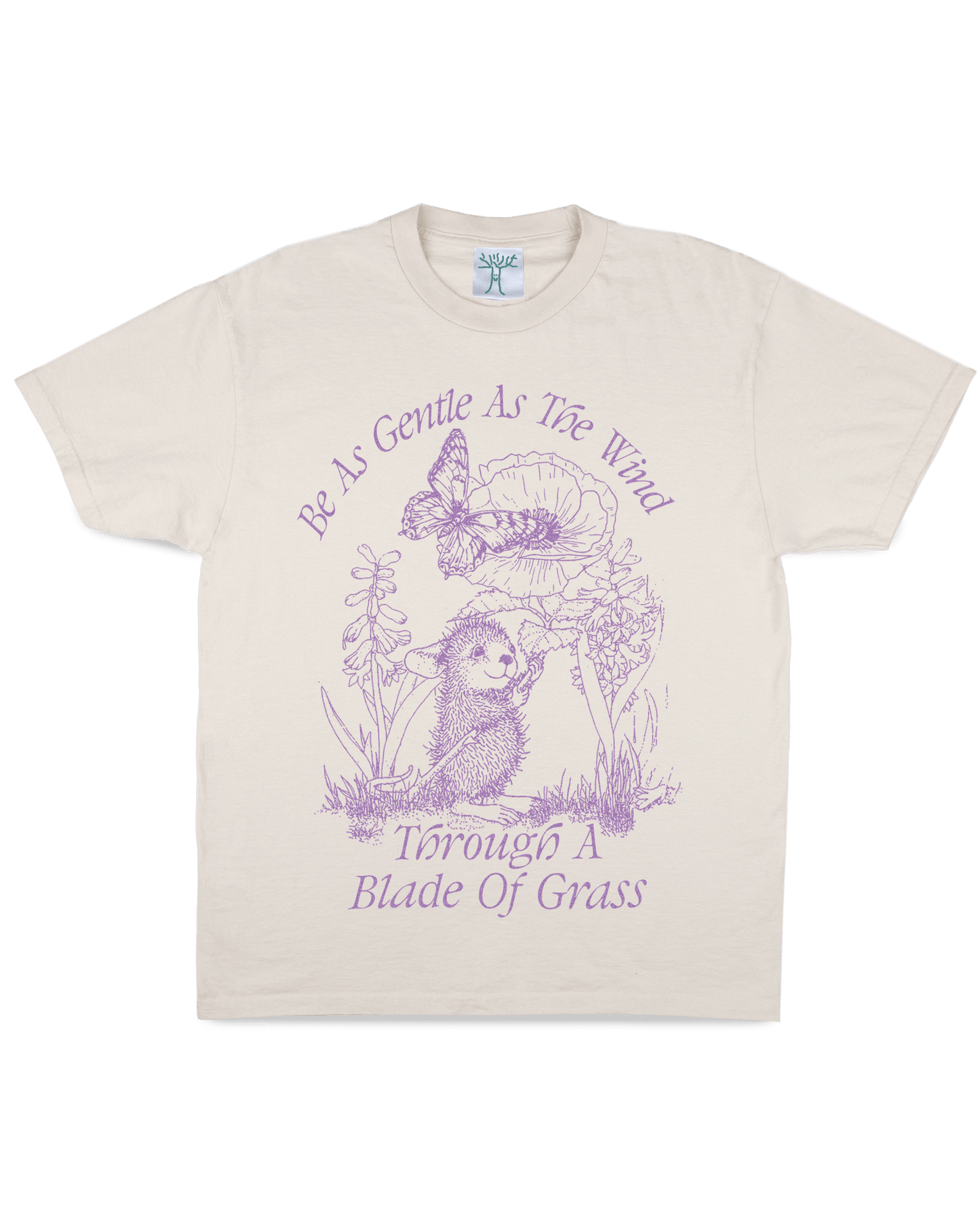 As Gentle As The Wind - Cream Tee