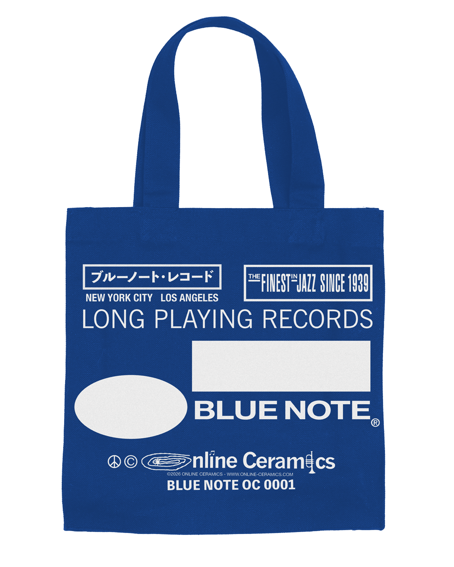 Blue Note “Long Playing Records Bag” – Blue Tote – Online Ceramics