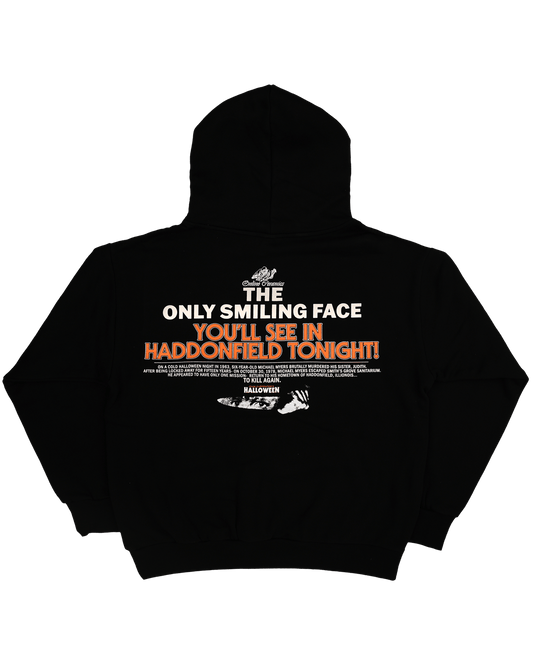 The Only Smiling Face You'll See in Haddonfield Tonight - Black Hoodie