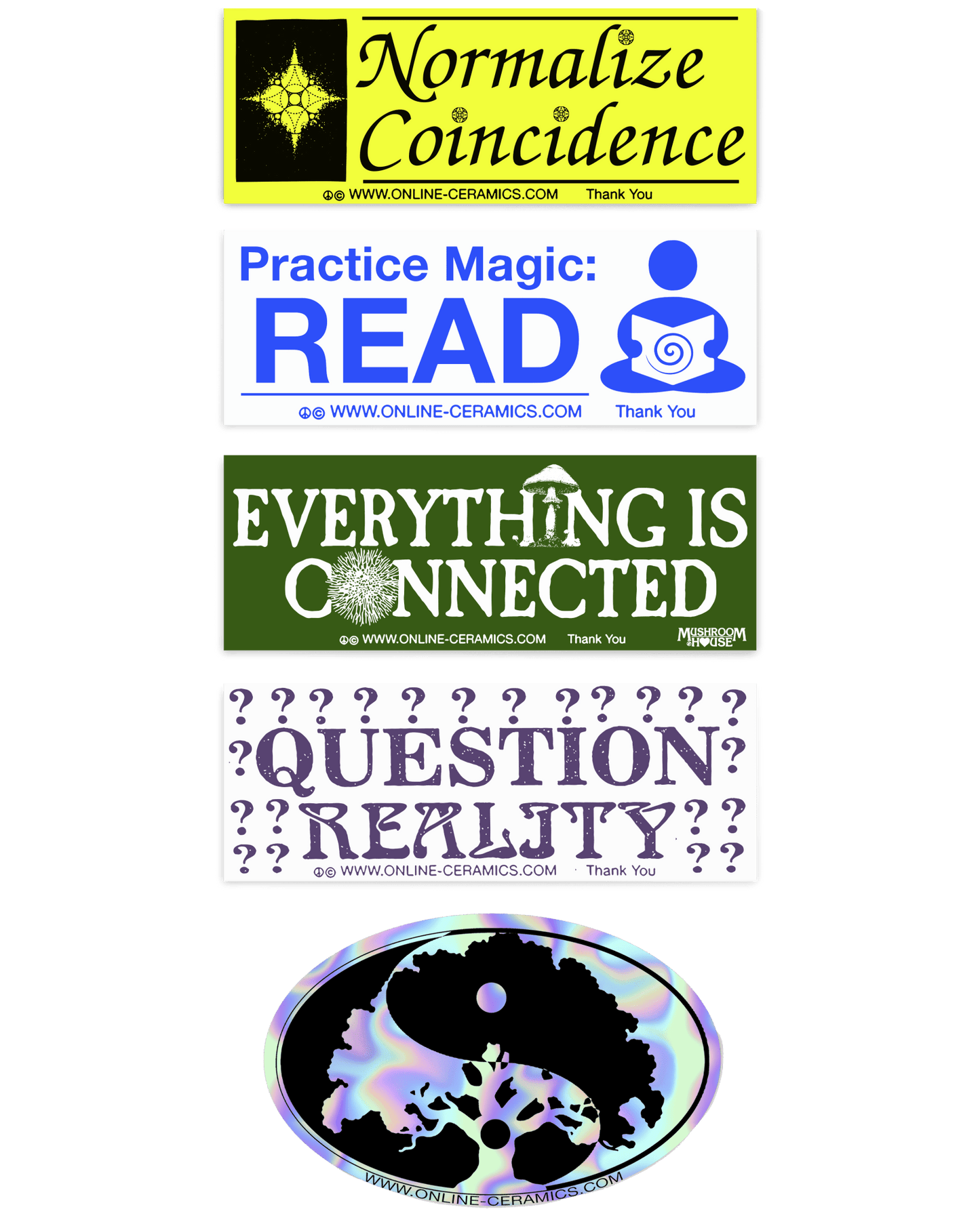 Winter 2024 Bumper Stickers