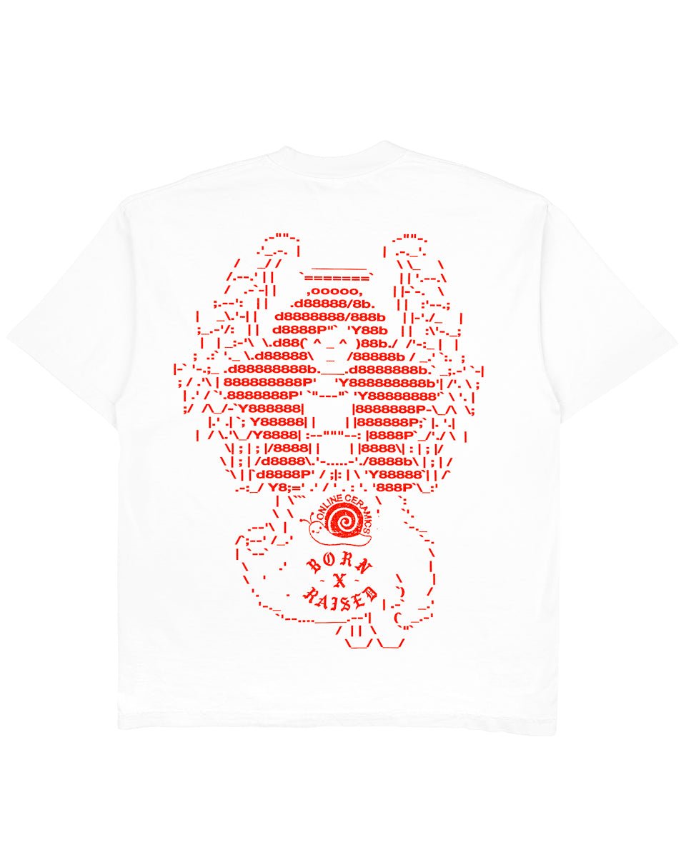 Born X Raised + Online Ceramics "Count Your Blessings" - White Tee