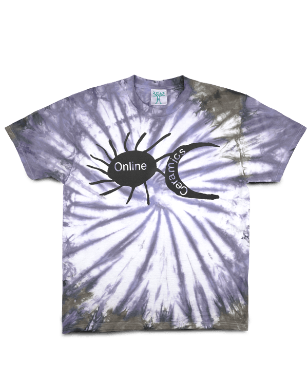Sun and Moon Logo - Tie Dyed and Stonewashed Tee