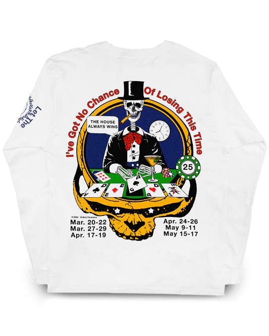 Death Smiles at Us All - Longsleeve White Tee