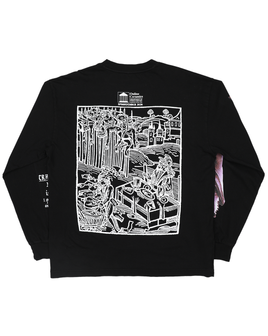 House of Draculesti - Black Long Sleeve Tee