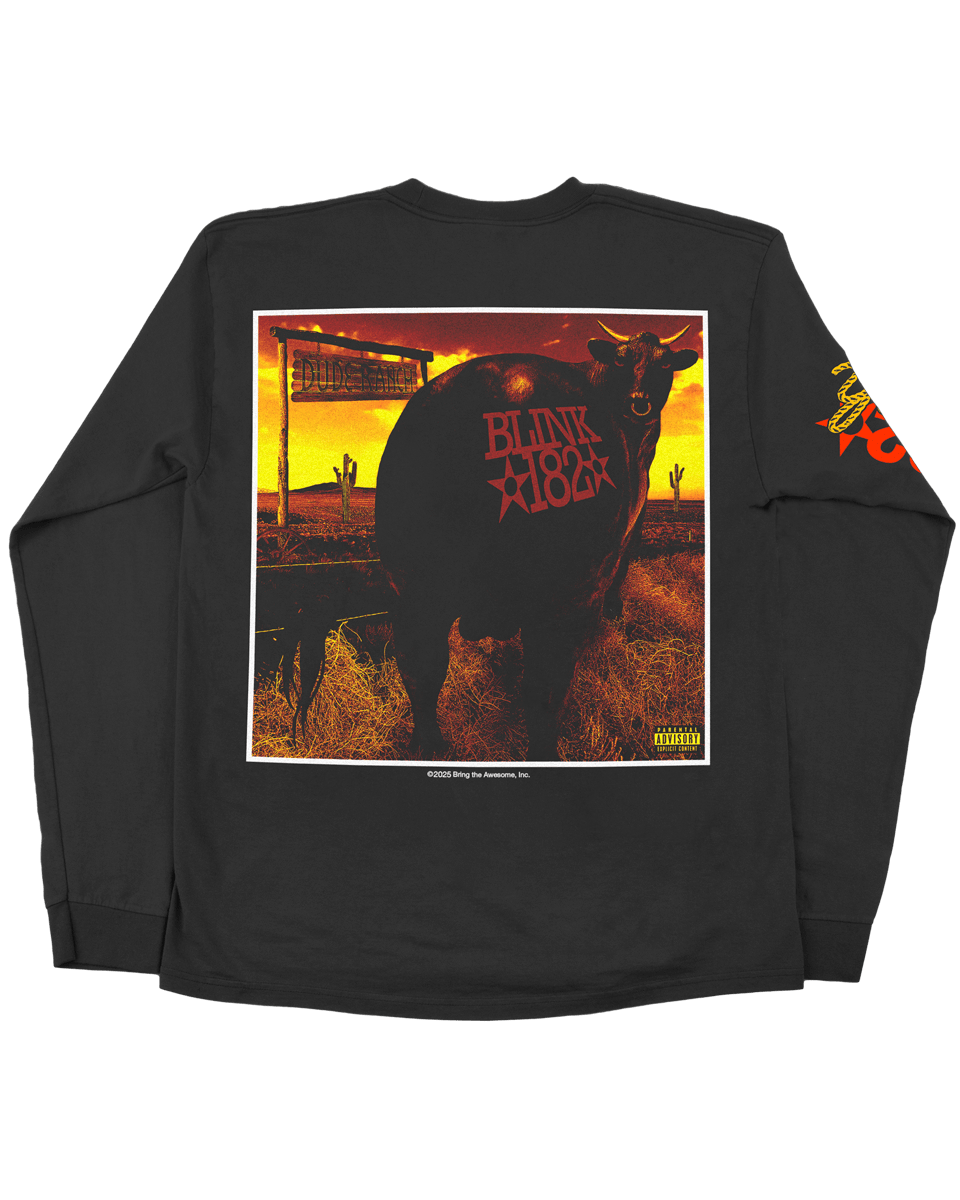 blink-182 "Dude Ranch" - Off-Black Longsleeve Tee
