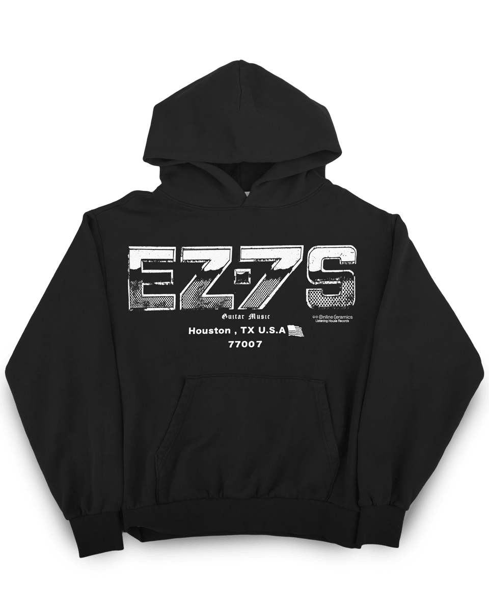 Easy Sevens "Coastal Chrome" Logo - Black Hoodie
