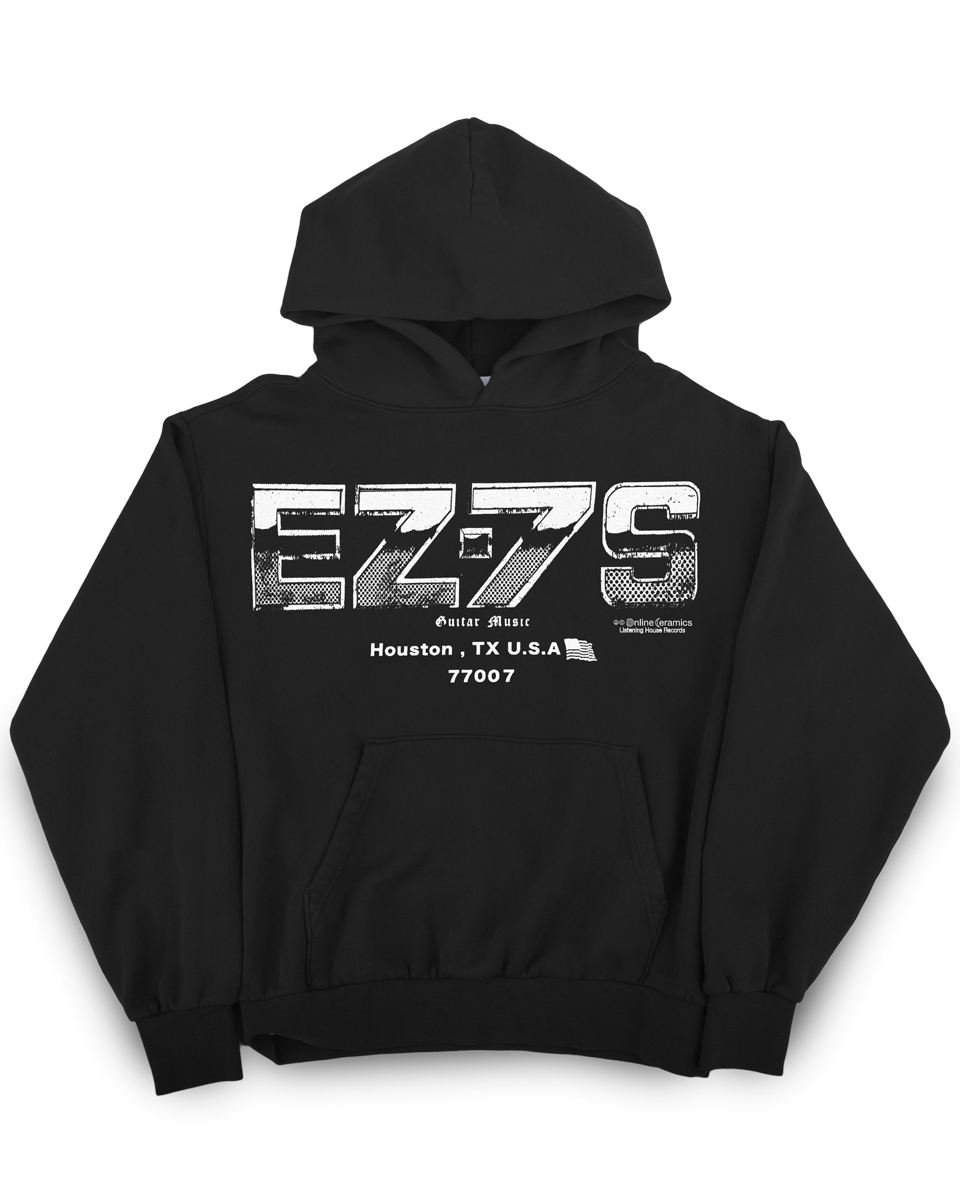 Easy Sevens "Coastal Chrome" Logo - Black Hoodie