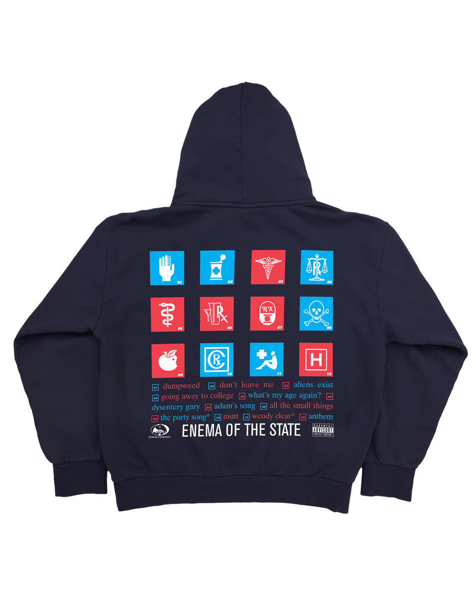 blink-182 "Enema of the State" - Navy Hoodie