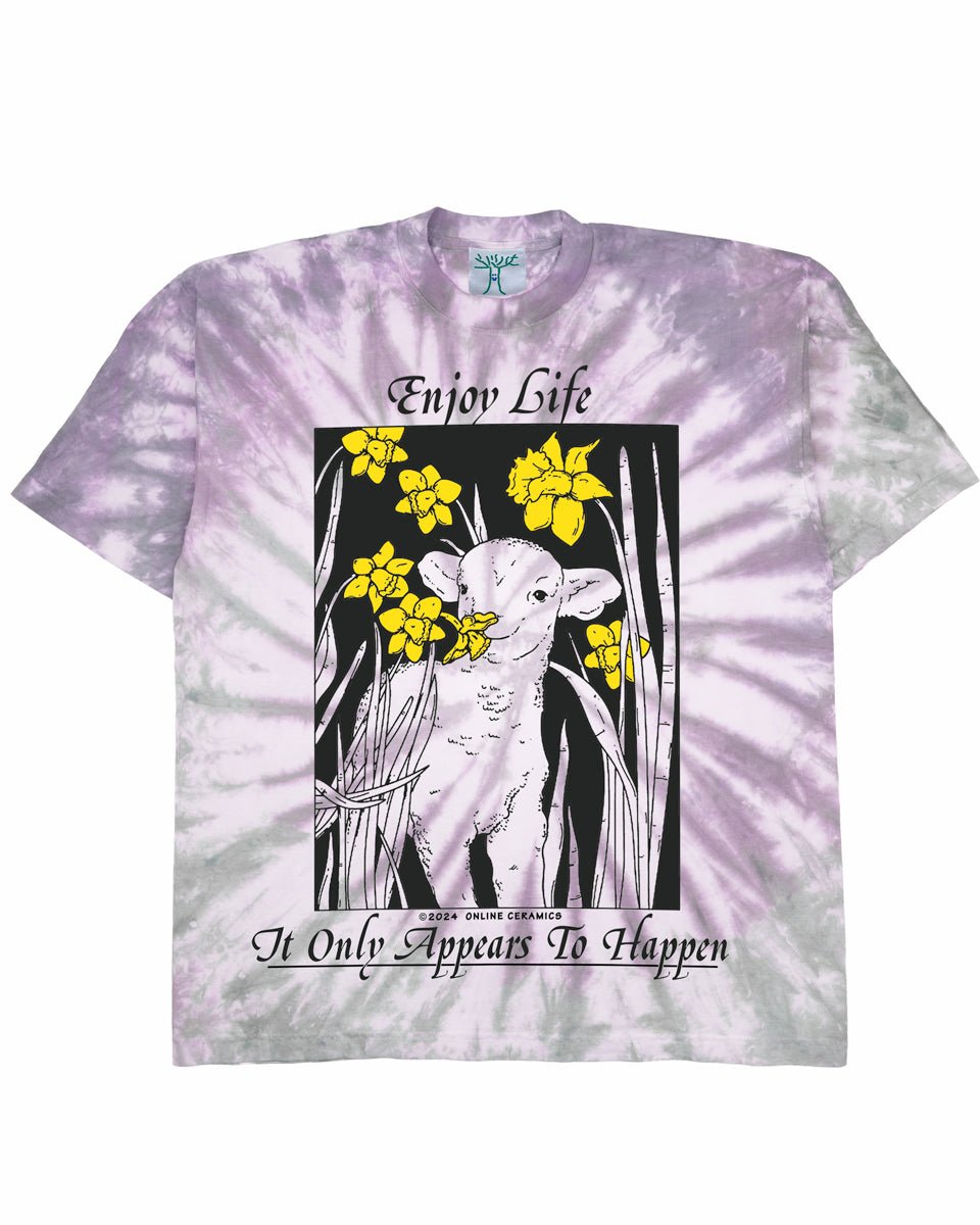 Enjoy Life - Tee (Hand dyed at our studio in L.A.) – Online Ceramics