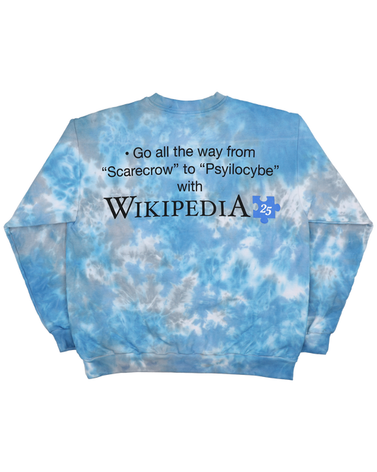 The Fractal Heart2 - Hand Dyed Fleece Crewneck