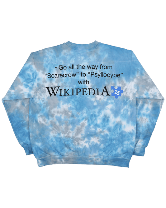 The Fractal Heart2 - Hand Dyed Fleece Crewneck