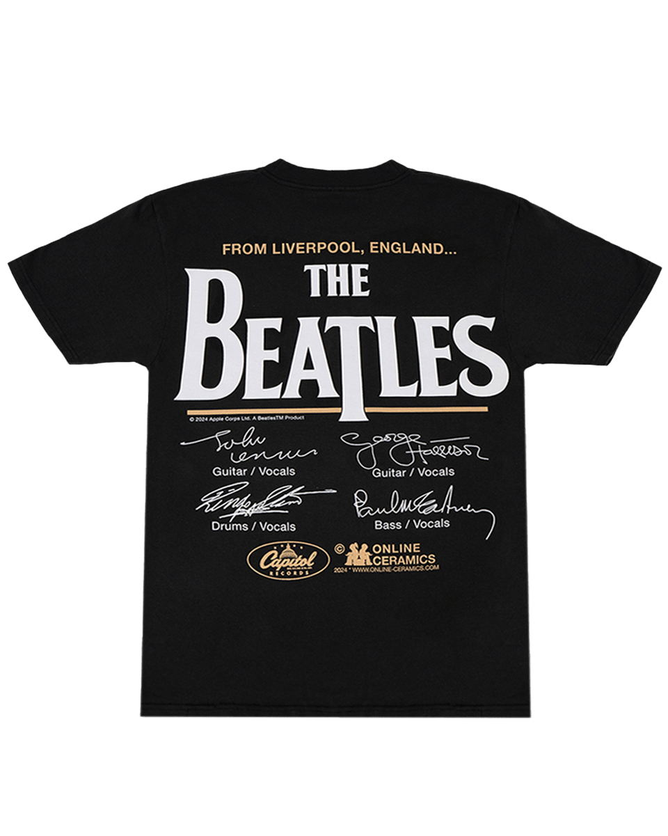 The Beatles "Portrait Tee" - Black Tee