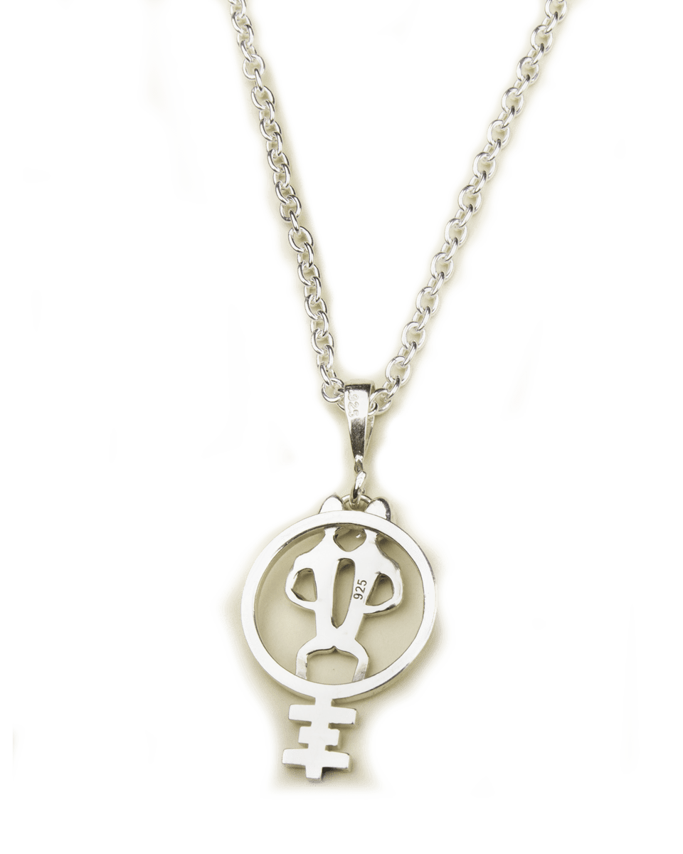 Genesis P-Orridge "Circle Symbol Pandrogyne" - Sterling Silver Necklace