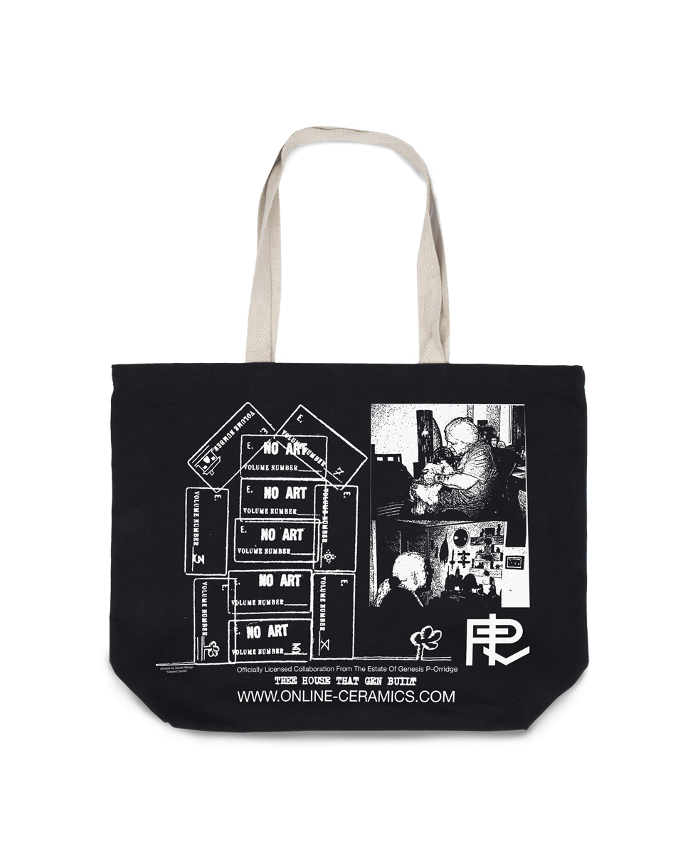 Genesis P-Orridge "Thee House That Gen Built" - Black Tote