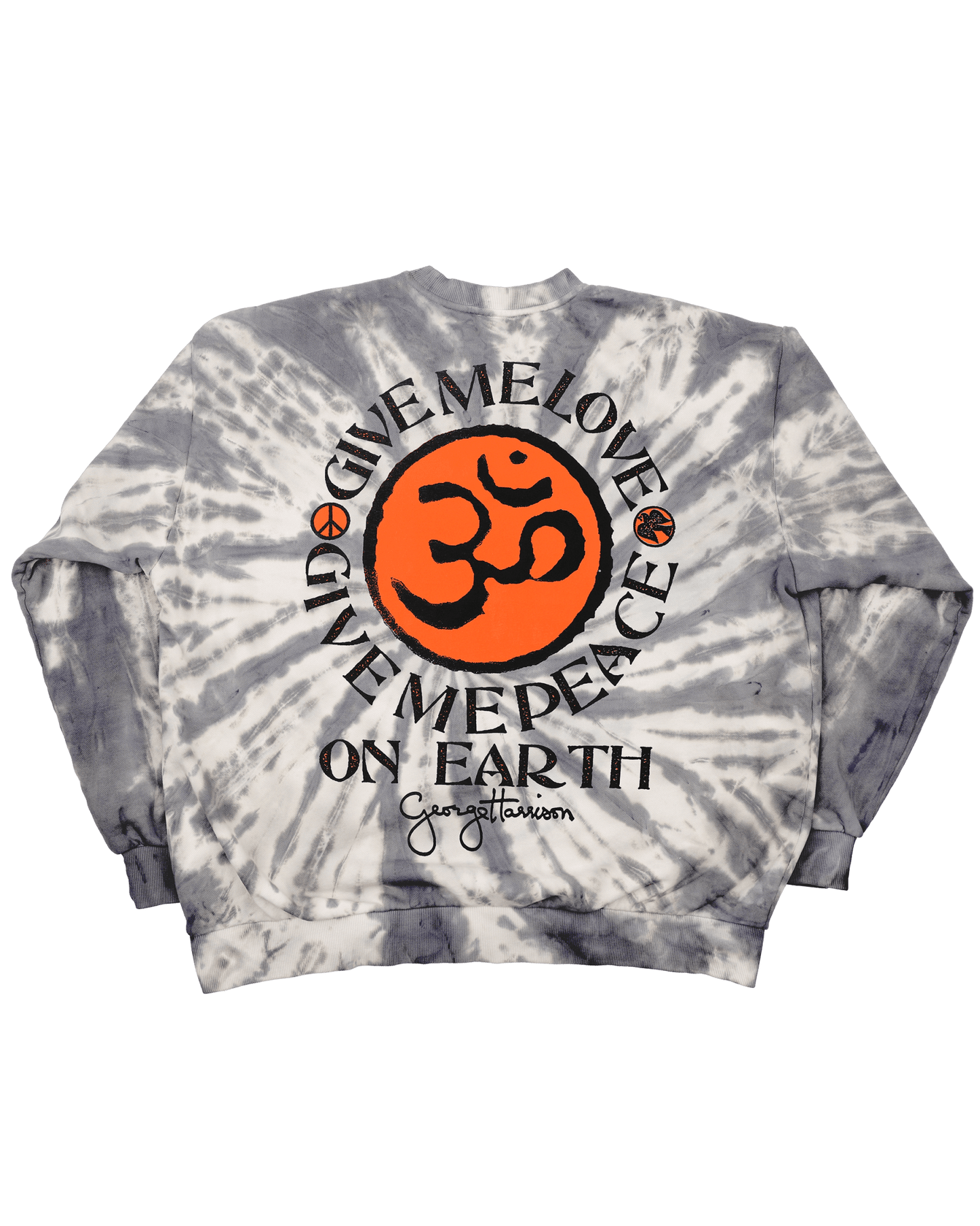 Give Me Love - Tie Dye Fleece Crewneck
