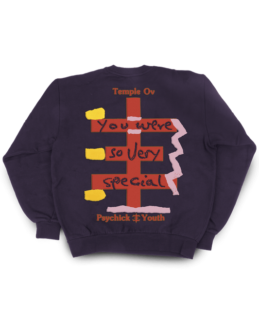 Genesis P-Orridge "Godstar" - Purple Crewneck