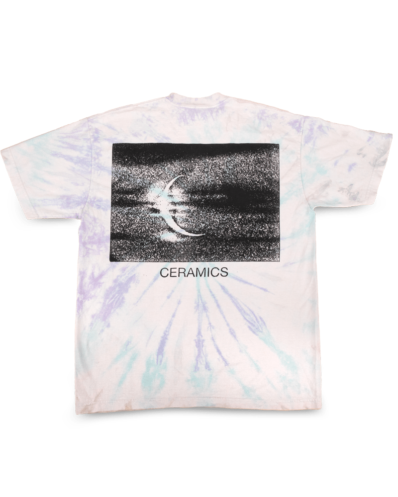 Earth Moon Logo - Tie Dyed and Stonewashed Tee