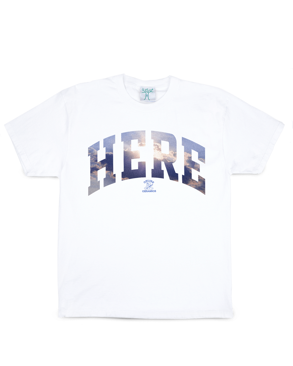 Here Sky - White Tee