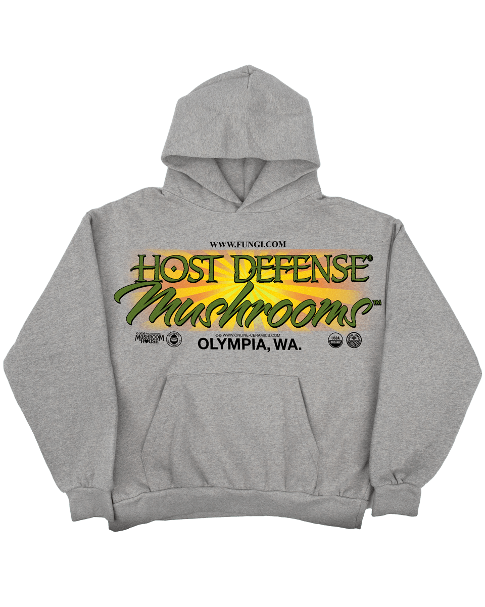 Host Defense - Heather Grey Hoodie