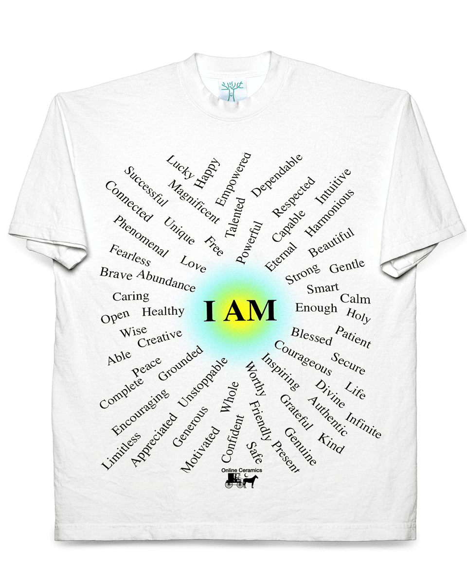 I Am - White Tee