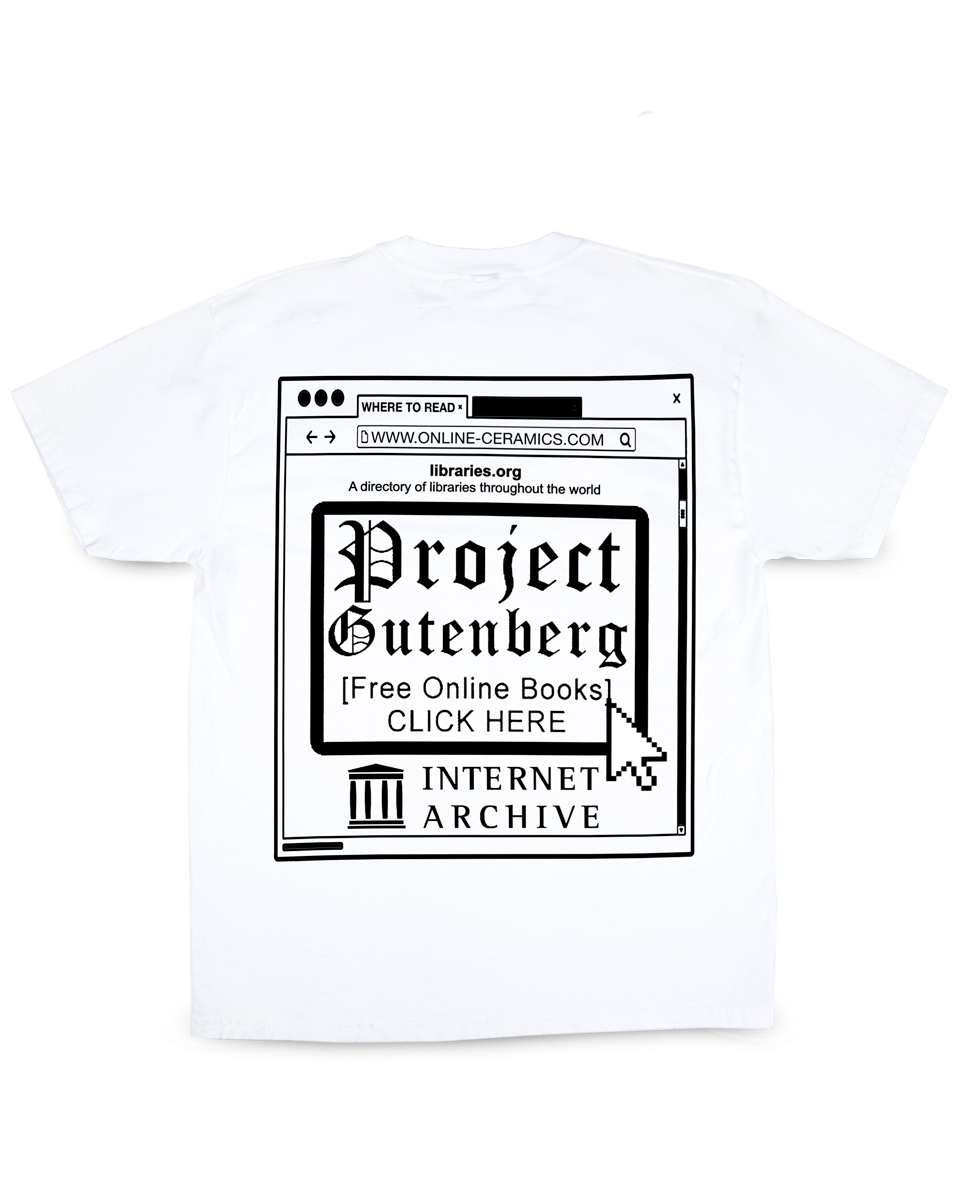 I Read Dead People - White Tee