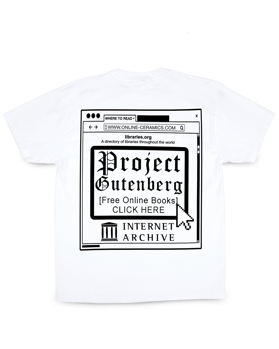I Read Dead People - White Tee