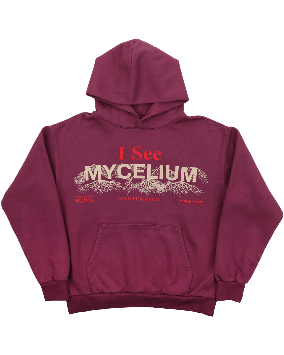 I See Mycelium - Mulberry Hoodie