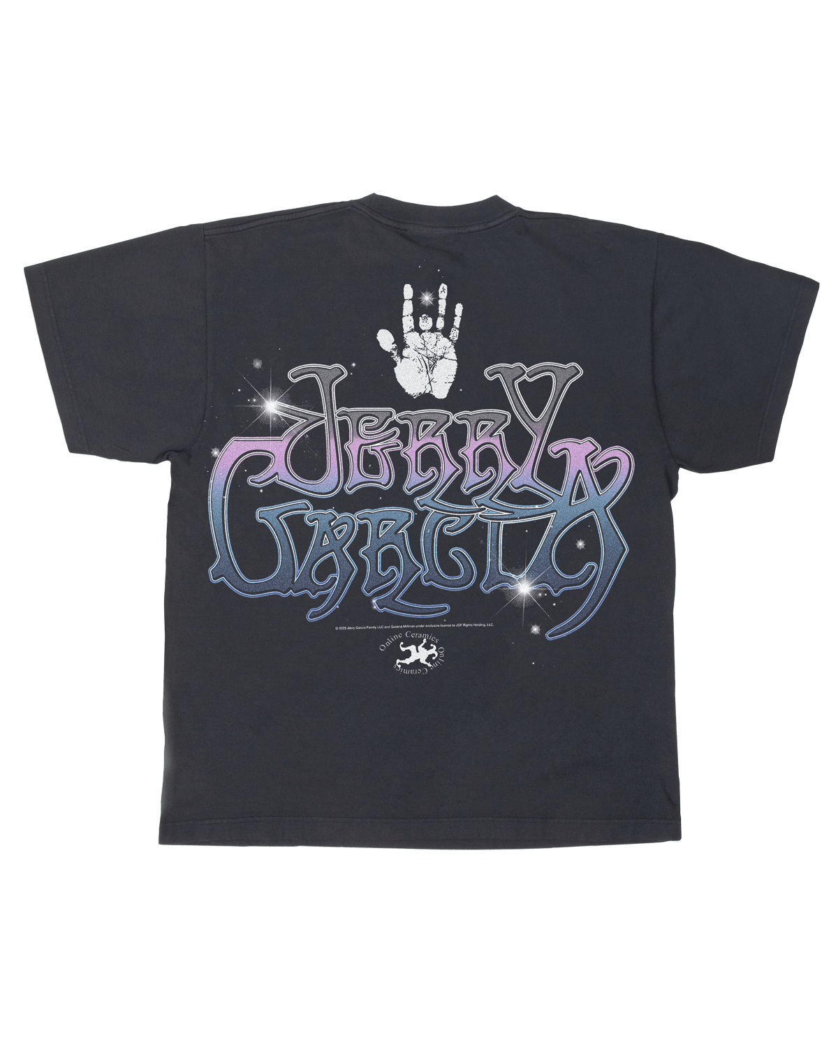 Jerry Garcia "Space" - Black Tee