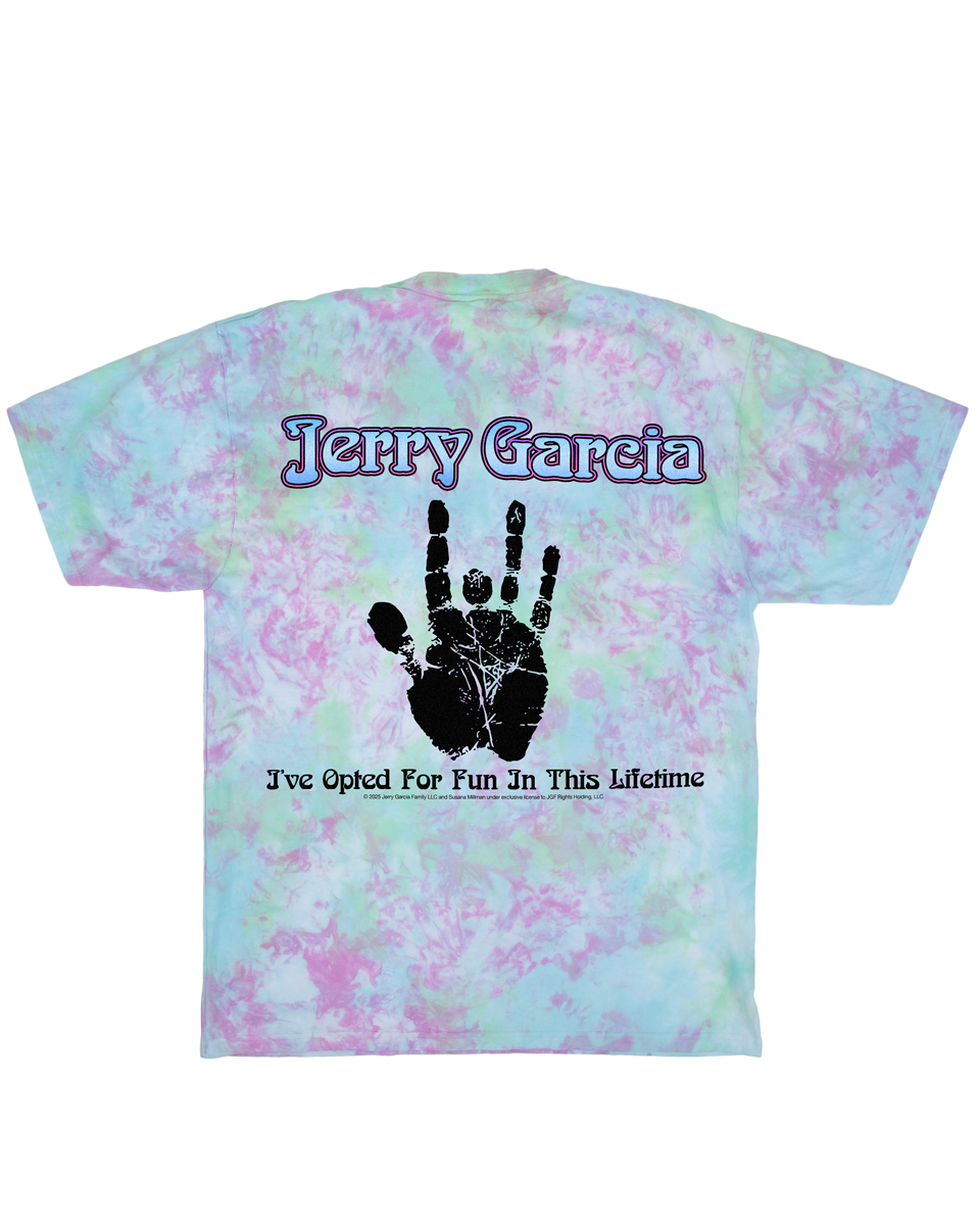 Jerry Garcia "This Lifetime" - Tie Dye Tee