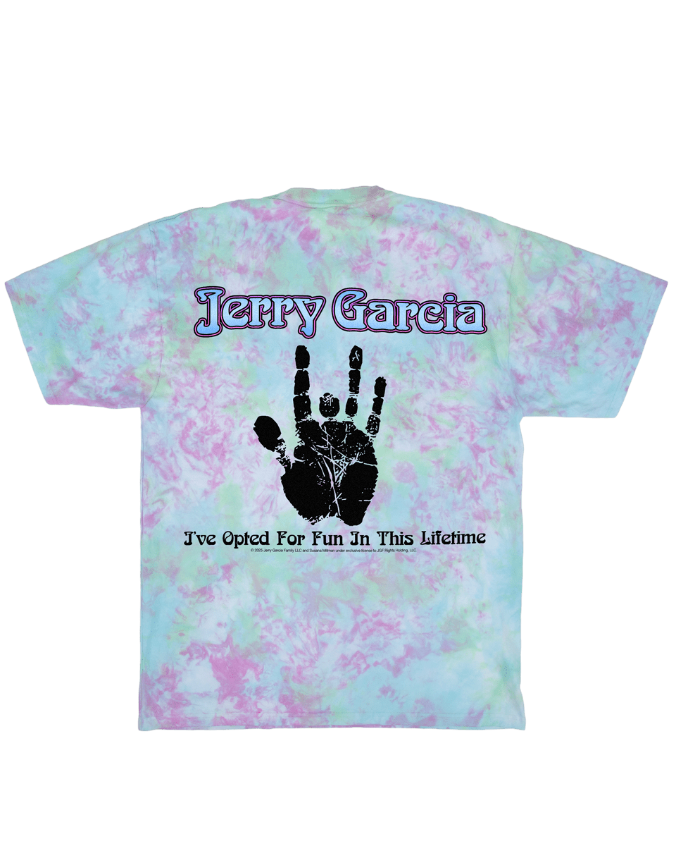Jerry Garcia "This Lifetime" - Tie Dye Tee