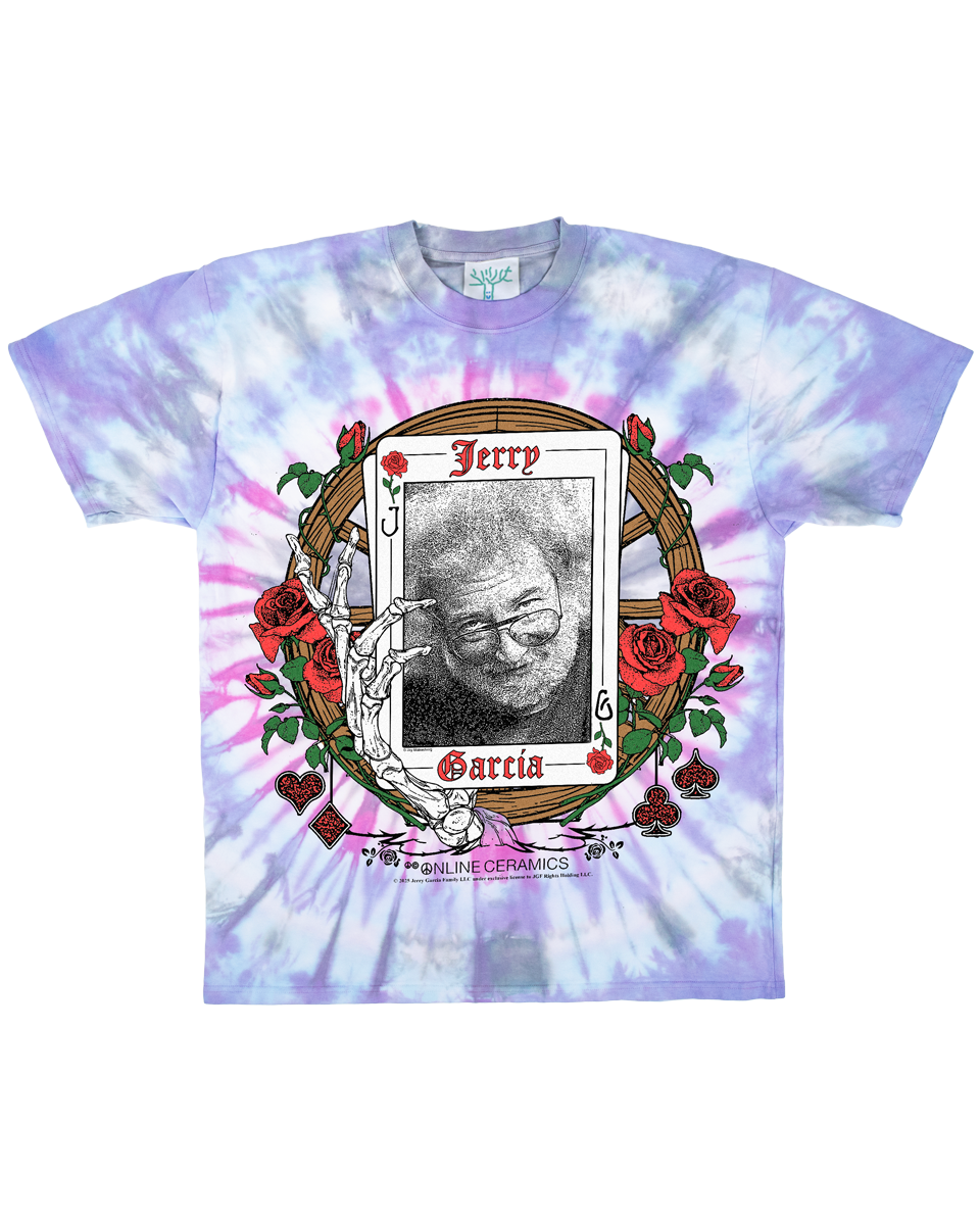 Jerry Garcia "The Wheel" - Tie Dye Tee