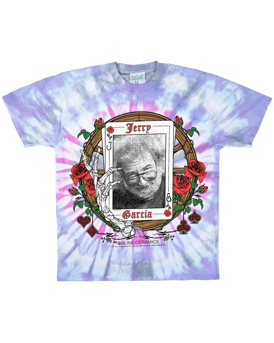 Jerry Garcia "The Wheel" - Tie Dye Tee