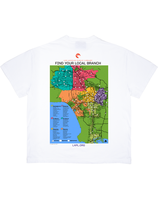 Local Library - White Tee