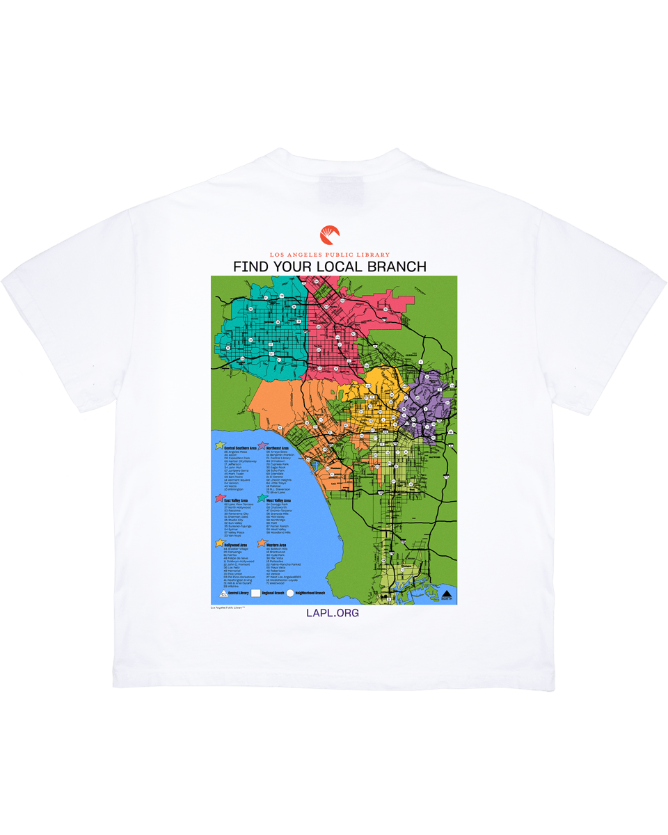 Local Library - White Tee