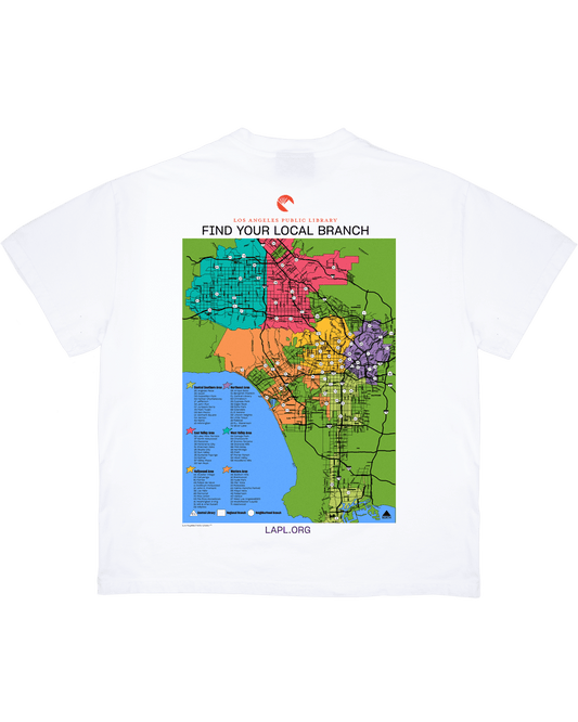 Local Library - White Tee