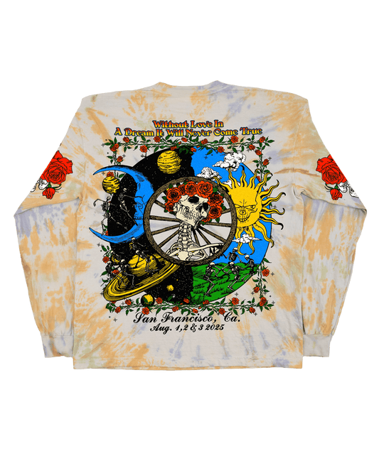 Grateful For 60 Years - Tie Dye Long Sleeve