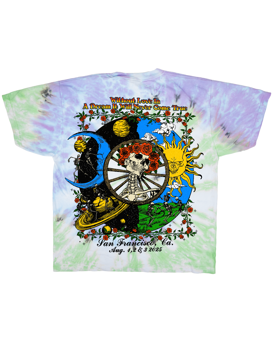 Grateful For 60 Years - Tie Dye Tee