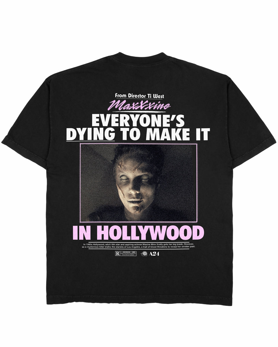 MaXXXine "Headshot" - Black Tee