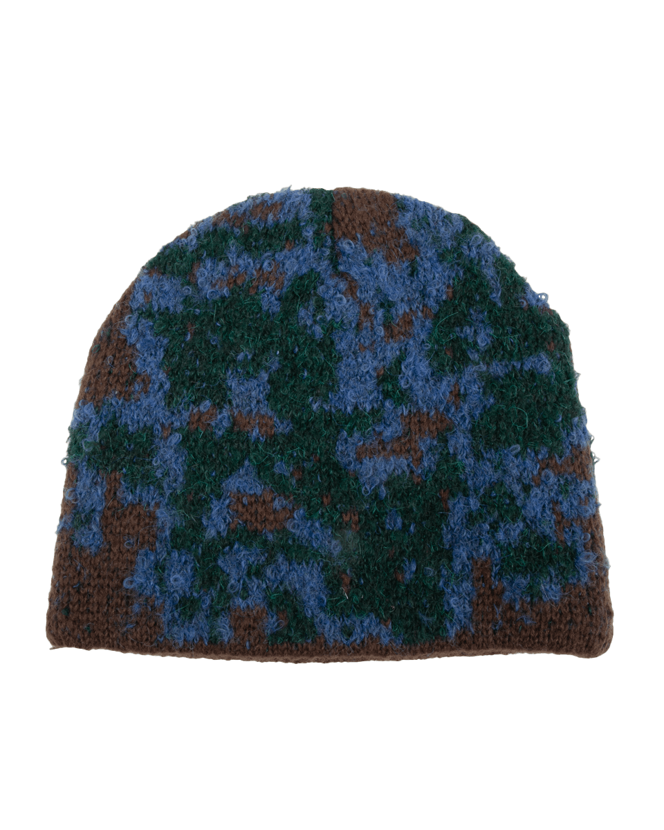Blue and Brown Beanie