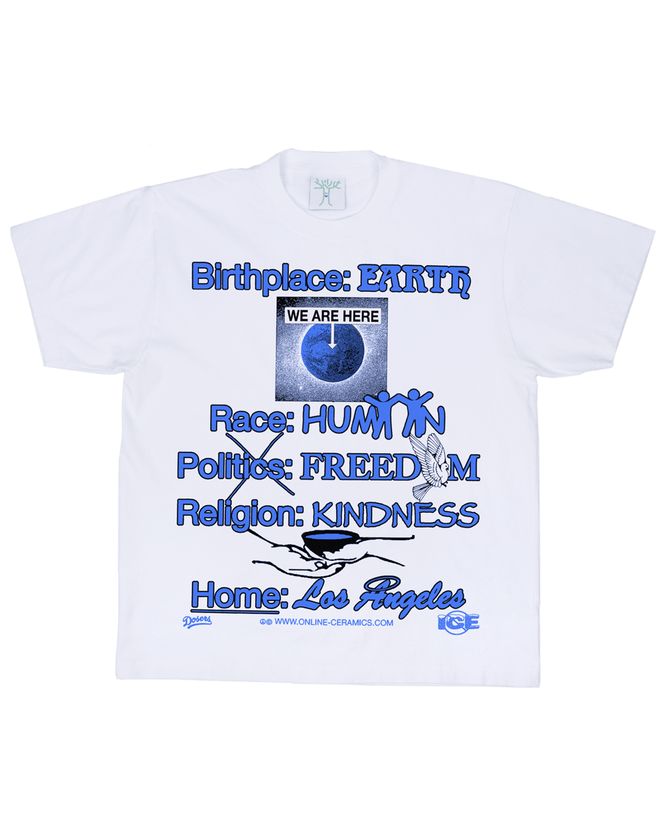 Birthplace: EARTH - White Tee
