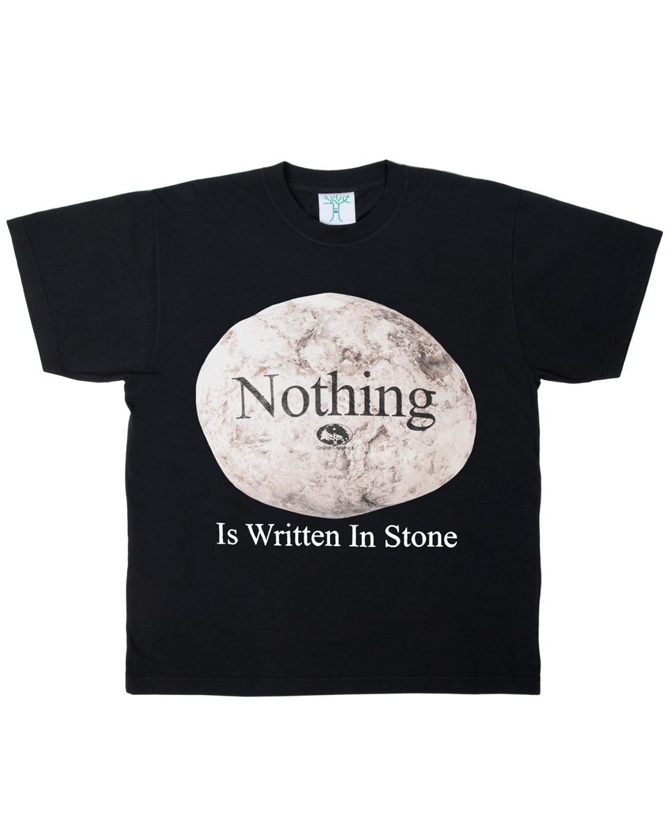 Nothing Is Written In Stone - Black Tee